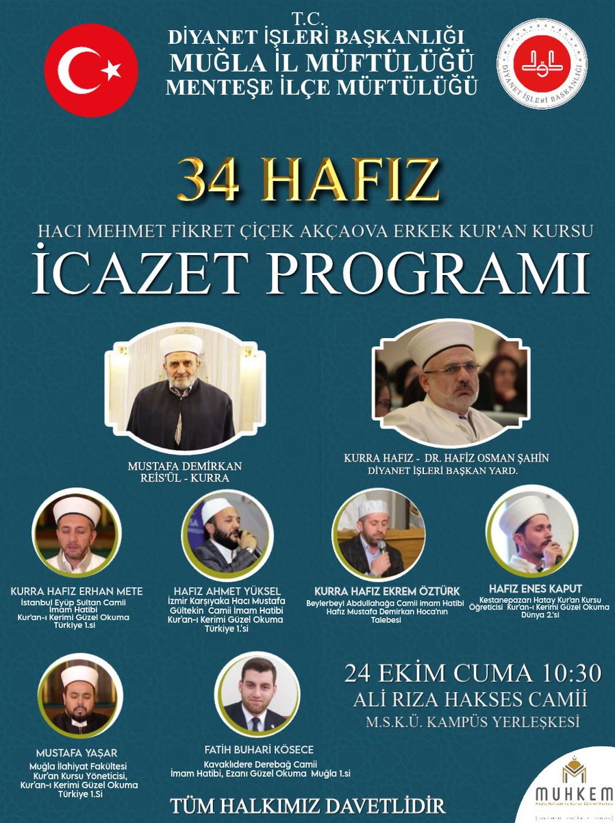 Muğla İl Müftülüğü (@muglamuftulugu) on Twitter photo  Muğla İl Müftülüğü (@muglamuftulugu) on Twitter photo