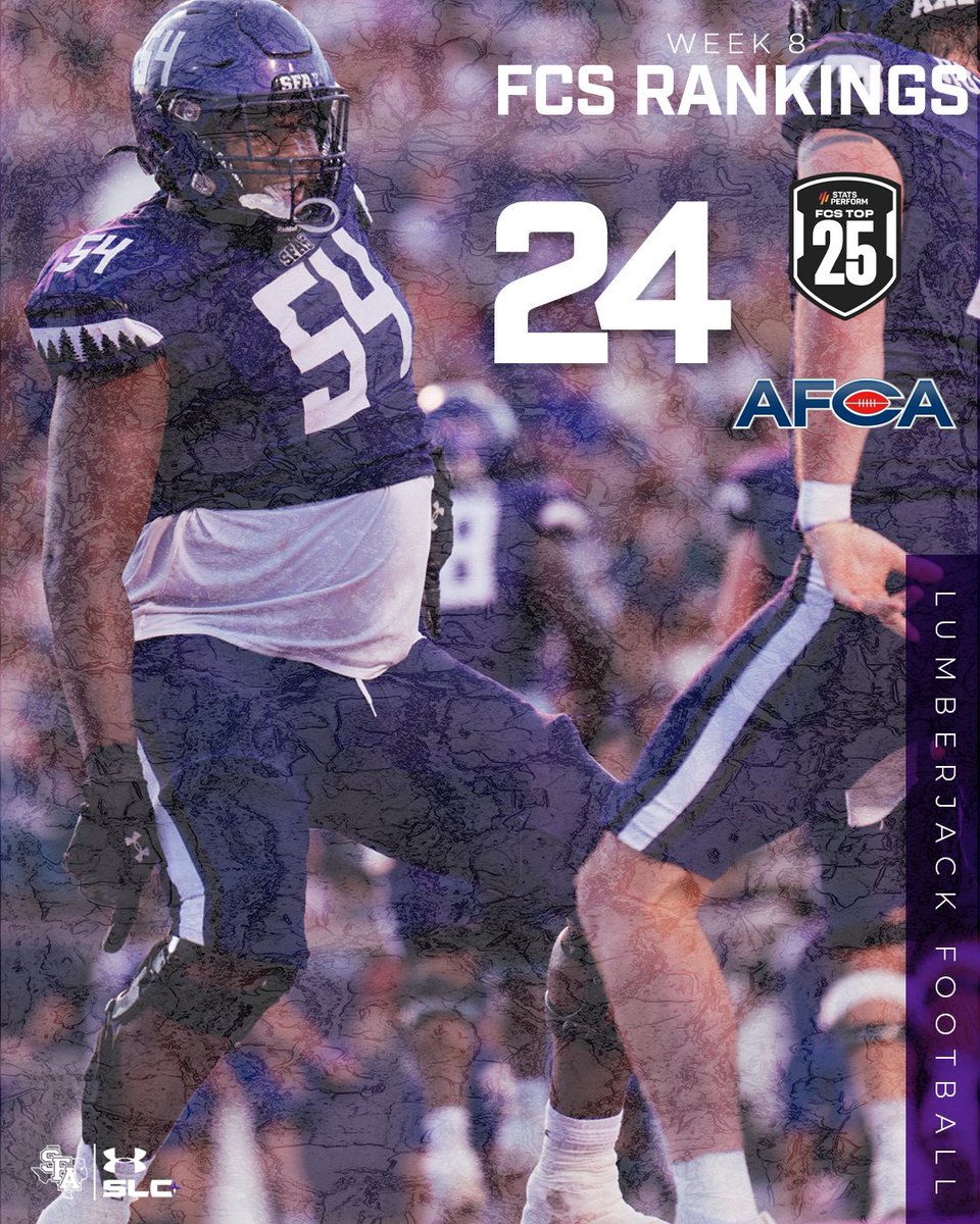 In it. 'Jacks land at #️⃣2️⃣4️⃣ nationally in both major FCS polls🪓

#AxeEm x #EastTexasTough