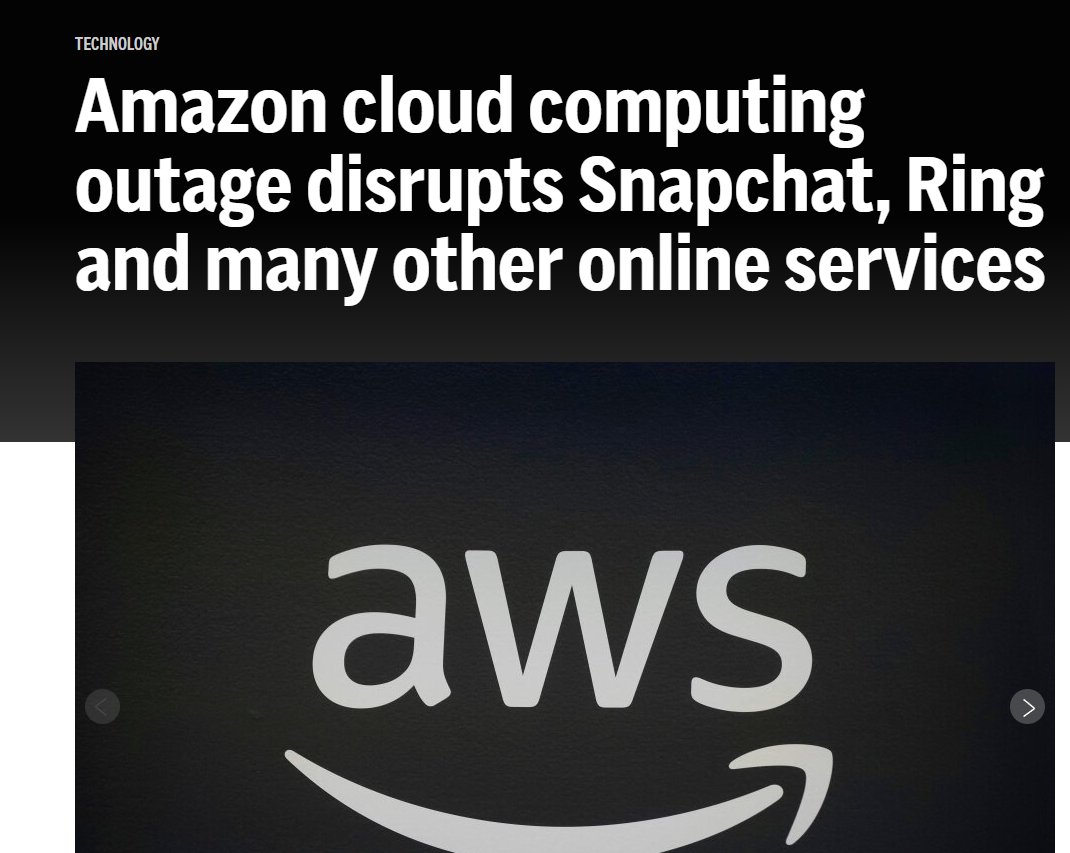 CryptoKelly (@cryptokelly53) on Twitter photo Significant errors in AWS means billions in lost revenue for many services across multiple markets. 
This is why decentralized computing and storage has so much more room to grow using blockchain technology. 
Every company in the world will be rethinking their options after Significant errors in AWS means billions in lost revenue for many services across multiple markets. 
This is why decentralized computing and storage has so much more room to grow using blockchain technology. 
Every company in the world will be rethinking their options after
