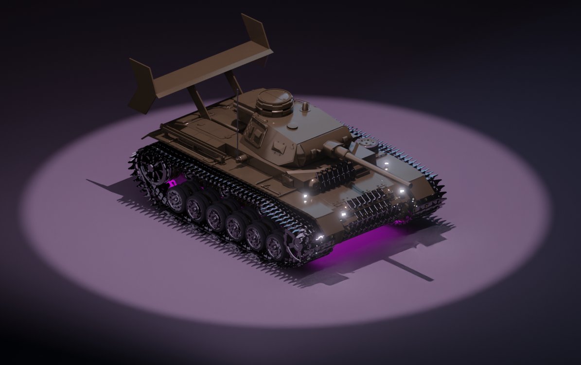 SyphoticART's tweet image. Throw back to the time I made this Panzer 3 Ausf J Drippenwaggen