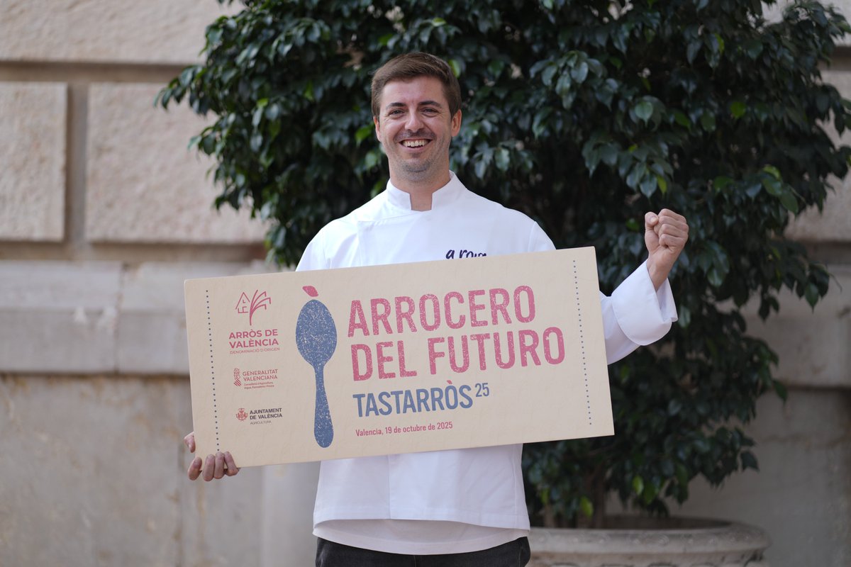 En el marco de #Tastarròs 2025 (celebrado en Valencia) Arturo Roig  (restaurante A Roig Viu), un joven cocinero de un  pueblo de montaña valenciano con 6000 habitantes, se ha alzado con el título de mejor arrocero joven de España, con su arroz de interior

 #AgendaFoodista