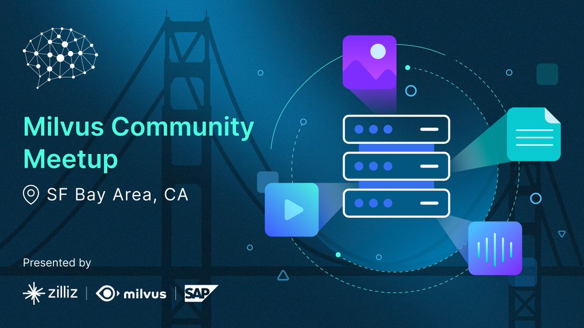 milvusio's tweet image. We’re excited to announce that our Milvus Community Meetup will be part of #OpenSourceAIWeek — a weeklong celebration of #OpenSource innovation in #GenAI &amp;amp; #ML! 🎉

Spots are filling up fast! Join us next week on Tuesday, October 21 at 5:30 PM for an exciting evening learning…
