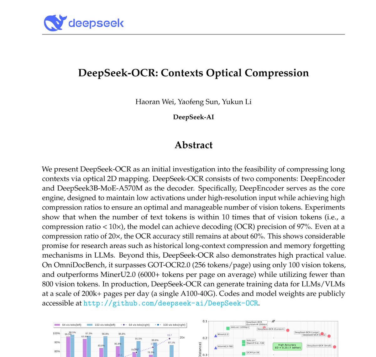 AI的「過目不忘」是個災難？DeepSeek-OCR 意外解鎖「人類遺忘機制」

人類的記憶是一種奢侈的妥協。我們清晰記得幾分鐘前的事，卻任由幾週前的細節隨風而逝。這種「漸進式遺忘」並非缺陷，而是讓我們心智得以運作的關鍵機制 。