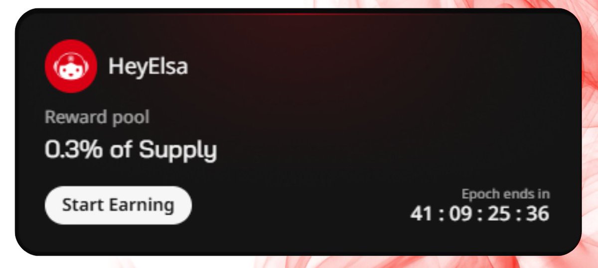 rodrigomcrypto's tweet image. We finally have the end date for @HeyElsaAI Epoch 1.

It ends in 41 days, and the pool was raised to 0.3% of supply for the Top #500 Quackers.

Time to clear your quests and climb the leaderboard.

Just Elsa it: app.heyelsa.ai/referral/S2G9A9