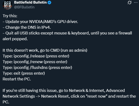 TatuToivonen's tweet photo. @vivela_la @MickeySteamboat found this but i doubt its nothing to do with dns. I'm pretty sure its on EA's side once again.. https://t.co/QFdvDkknf2