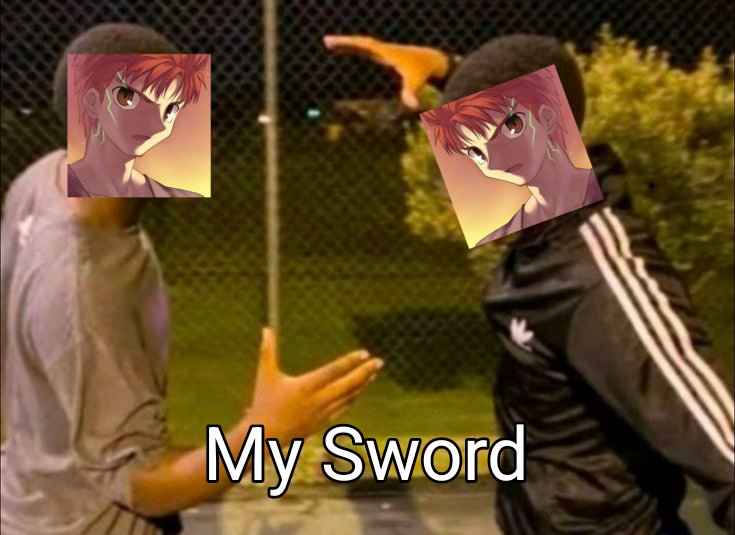 Remix259257's tweet image. DAB ME UP MY SWORD!! 
#shirouday #shirouday25