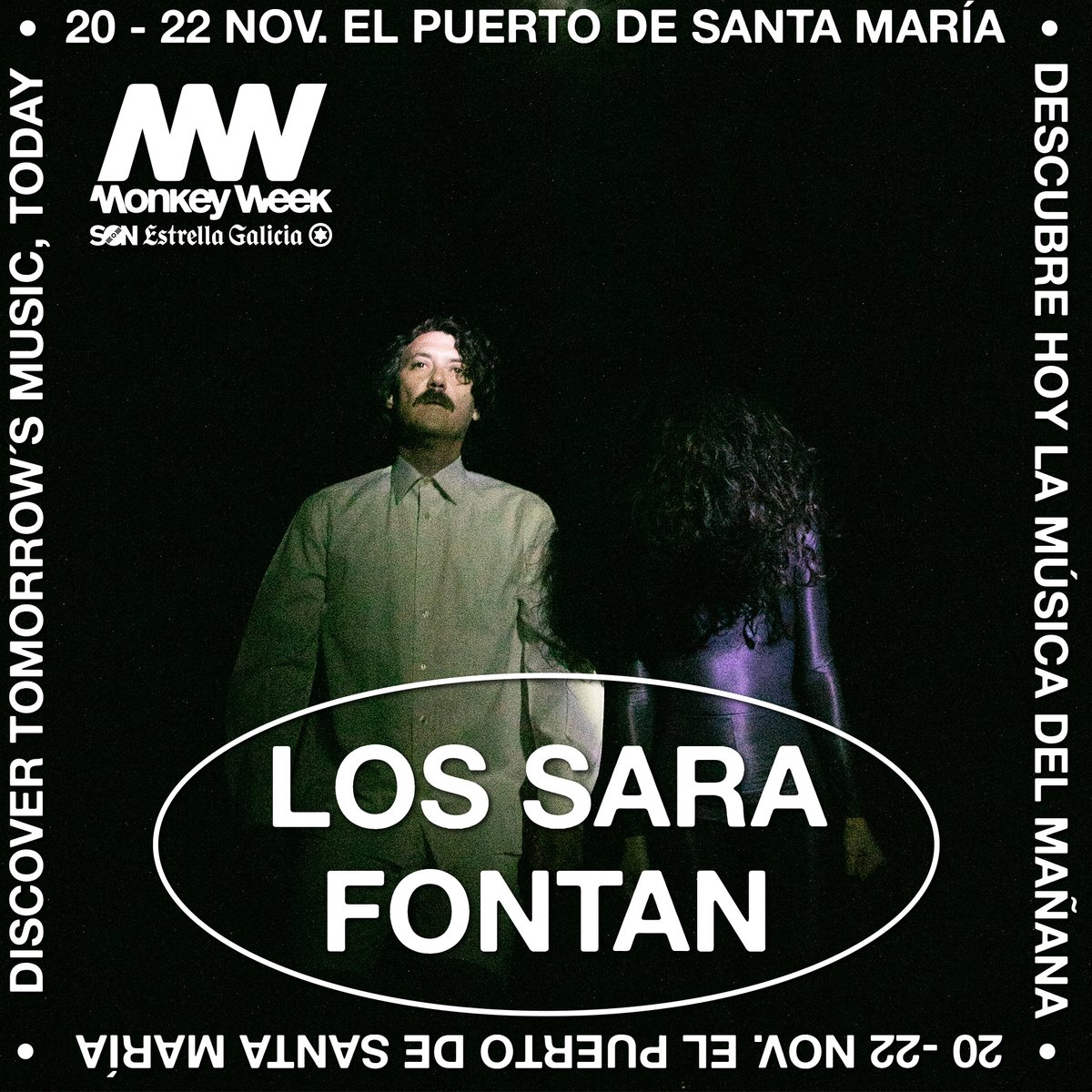 Alhambra Monkey Week (@monkeyweek) on Twitter photo Os recordamos dos GRUPARDOS que también se vienen al 17 Monkey Week <a href="/SON_EG/">SON Estrella Galicia</a>: <a href="/lapalomavive/">La Paloma</a> y Los Sara Fontan. Y van a ser dos directazos, ¡palabra de monete! 🐒
Recordad que volvemos a casa en 2025 🏖️
📍 <a href="/ElPuerto/">Ayuntamiento de El Puerto de Santa María</a> (Cádiz)
🗓️ 20, 21 y 22 de noviembre
🎫 Abonos ya en DICE Os recordamos dos GRUPARDOS que también se vienen al 17 Monkey Week <a href="/SON_EG/">SON Estrella Galicia</a>: <a href="/lapalomavive/">La Paloma</a> y Los Sara Fontan. Y van a ser dos directazos, ¡palabra de monete! 🐒
Recordad que volvemos a casa en 2025 🏖️
📍 <a href="/ElPuerto/">Ayuntamiento de El Puerto de Santa María</a> (Cádiz)
🗓️ 20, 21 y 22 de noviembre
🎫 Abonos ya en DICE