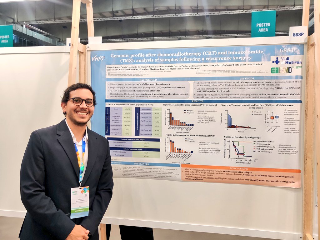 DrMirallas's tweet photo. Congratulations to all my colleagues from @VHIO @vallhebron for today's presentation at the #poster session at #ESMO25

🙌🏽 Academic efforts are not easy to push forward, bravo👏🏽 

@OncoAlert @_SEOM https://t.co/Bcofz7oyFI