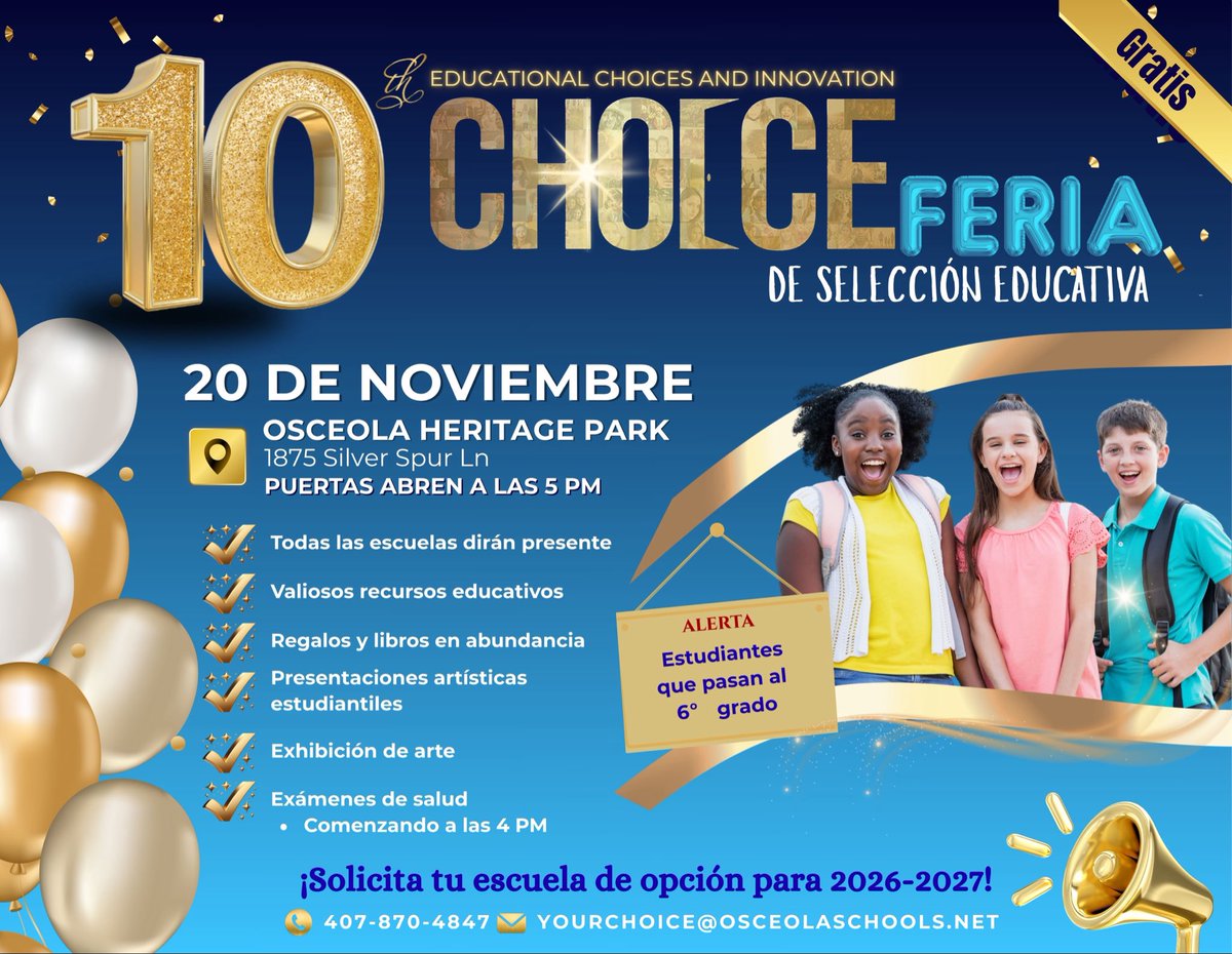 Osceola County School District -Educational Choice tweet media