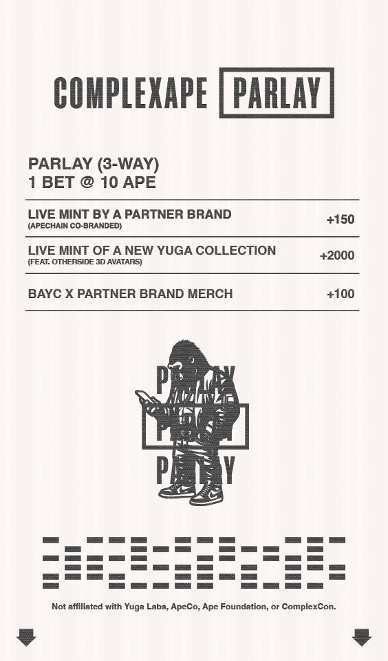 ComplexApe Parlay tweet media