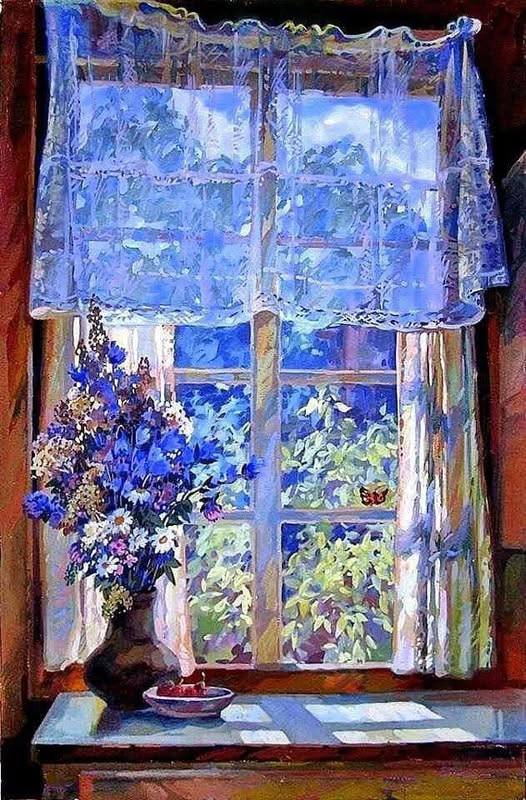 Zhivotkov Vladimir Vladimirovic, La finestra, 1970
