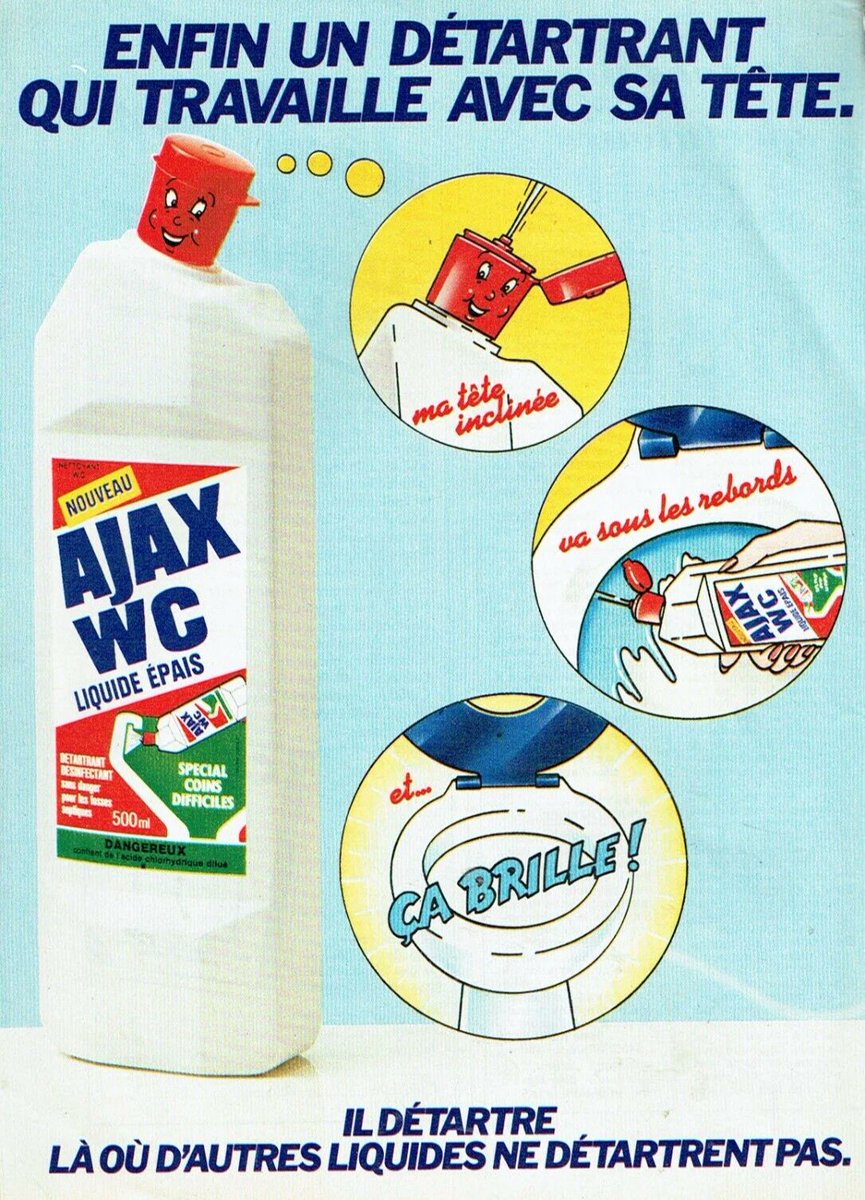 ¨¨¨¨ BACK TO 1980 ¨¨¨¨
publicité Ajax WC
#PubSchnock