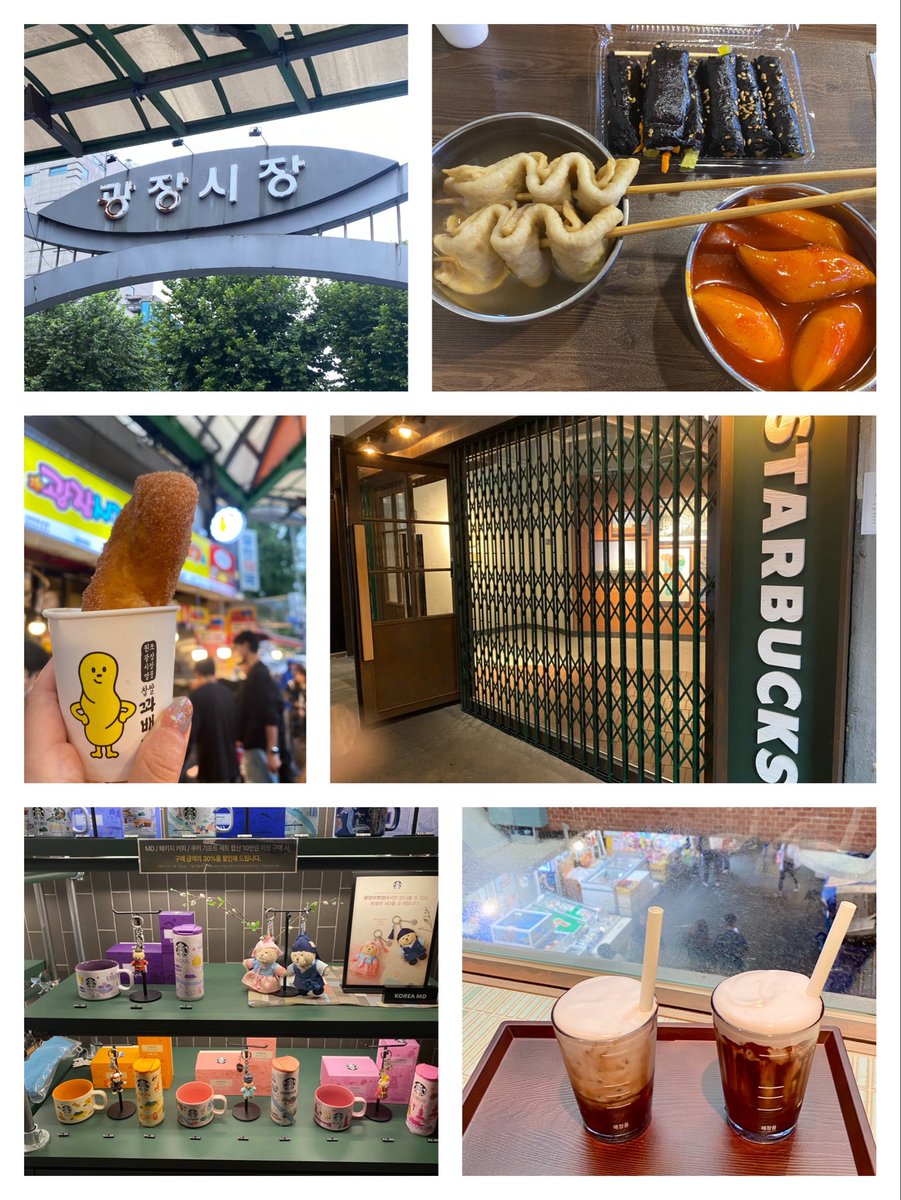 ES_LOVE_BTS's tweet photo. 韓国旅行3-④
3日目も充実🛍️
#広蔵市場
#キンパおでんトッポギ
#クァベギ
#スタバ
#GOTOMALL
#カムジャパン
#スイートパーク
#ダイソー
#サムギョプサル
#黄色いテント
#광장시장
#모녀김밥
#광장시장찹쌀꽈배기
#스타벅스커피광장마켓점
#고투몰
#감자빵
#스위트파크
#다이소
#삼겹살
#노란천막시장 https://t.co/DPhWLah2D4