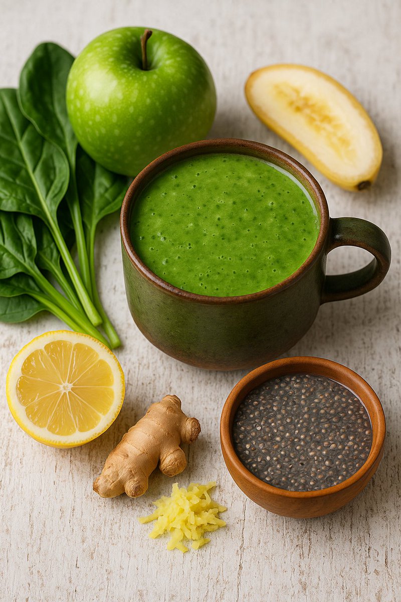 Зелено Енергетско Смути за Злабеење и Топење Маснотии

Потекло: Современа светска фитнес комбинација со корени во калифорниската детокс-кујна

Историска анегдота: Ова смути станало познато во 1990-тите во Лос Анџелес, кога фитнес инструкторите почнале да го препорачуваат како