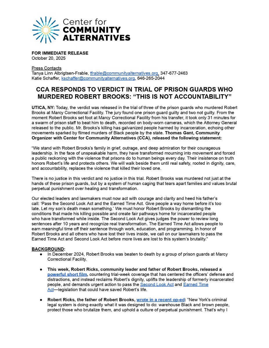 Center for Community Alternatives tweet media