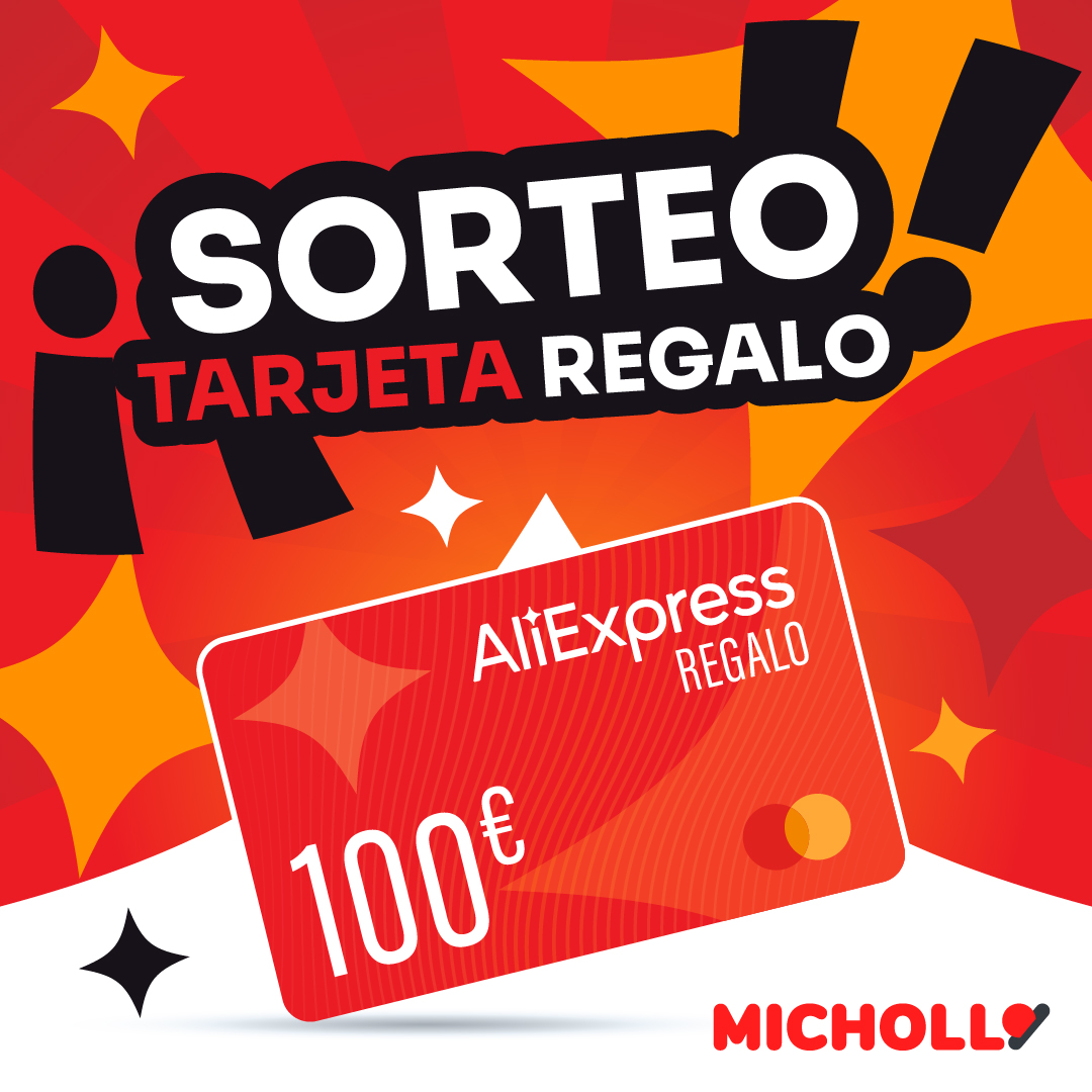 ¿Quieres una tarjeta regalo de 100€?
Participa en este sorteo y hazte con cash para lo que se viene en Aliexpress en las próximas semanas

1⃣ Sigue a Michollo en X
2⃣ Deja un comentario en este tweet
3⃣ Haz retweet

Daremos los ganadores el próximo 25/Octubre/25 🎖️