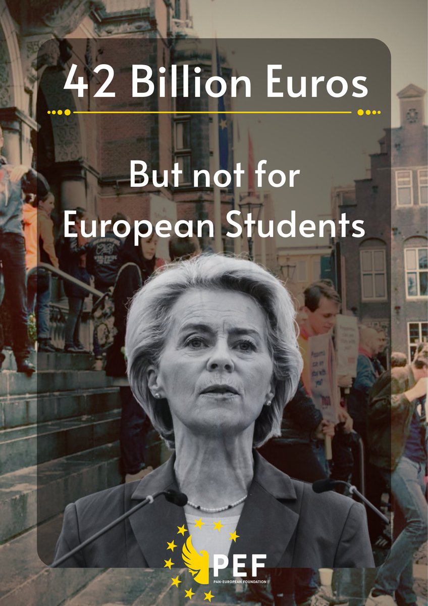 The EU is preparing a fund of 42 billion euros in education, only that it's not the European students who benefit from it.

Our own students need to live in containers and tents on campuses since housing has become scarcer, while the EU will fund to expand the Erasmus Project to