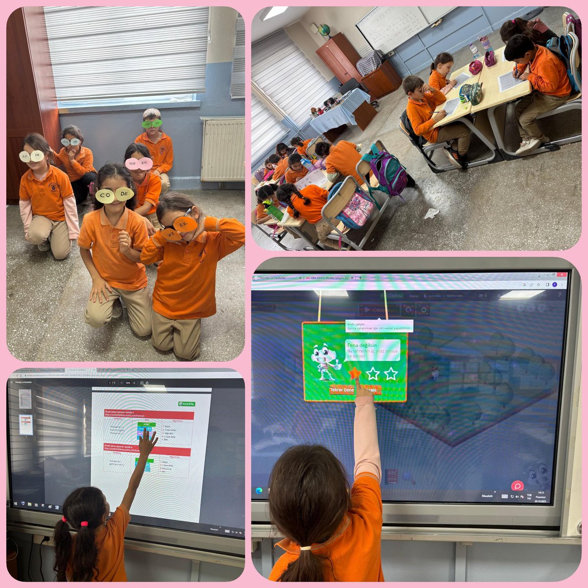 HaskoyIlkokulu's tweet image. Öğrencilerimiz kodlama haftası etkinliklerine devam ediyor.
#codeweek
#codeweek2025
@denizlimem
@emre_caliskan
@bulent_akhan20