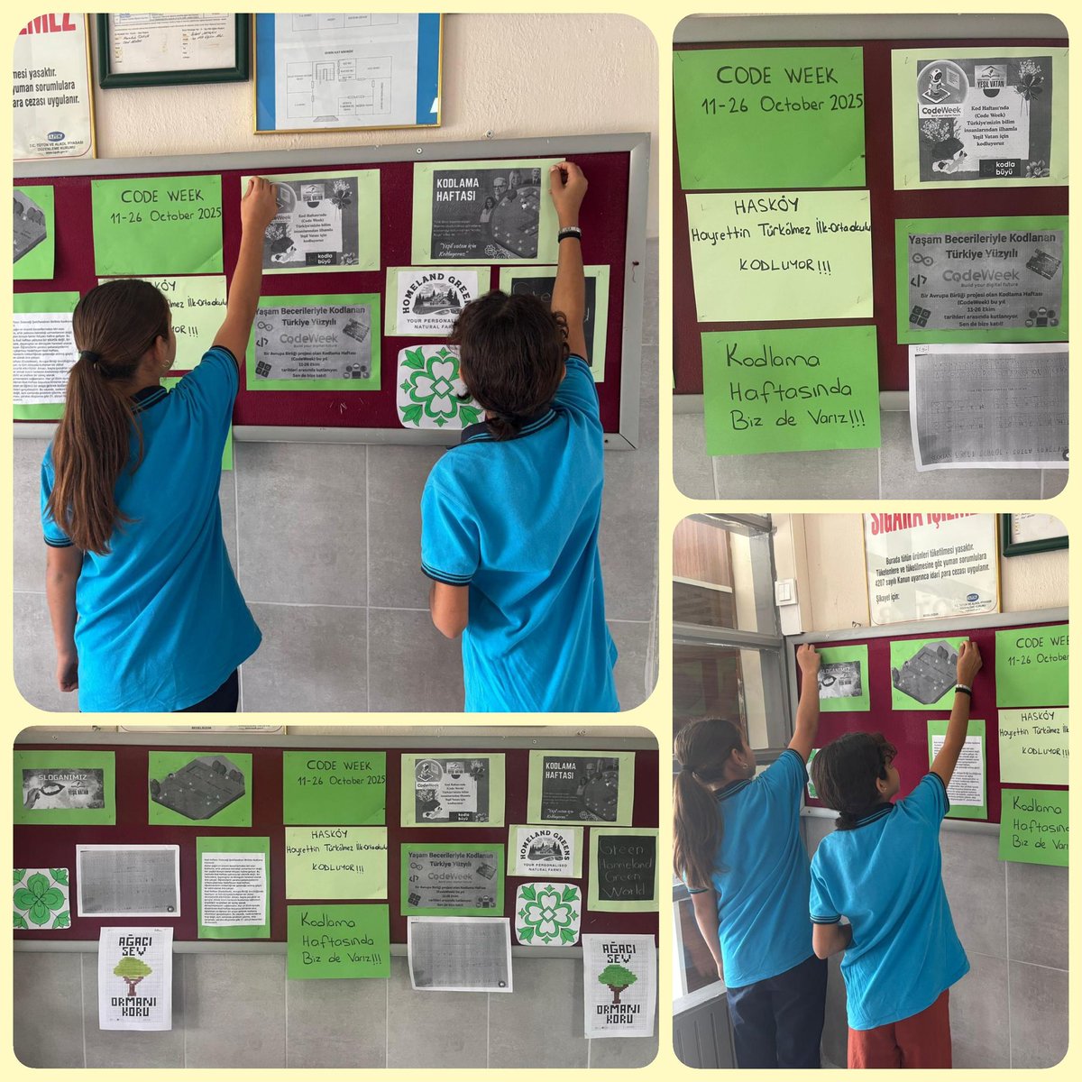 HaskoyIlkokulu's tweet image. Öğrencilerimiz kodlama haftası etkinliklerine devam ediyor.
#codeweek
#codeweek2025
@denizlimem
@emre_caliskan
@bulent_akhan20