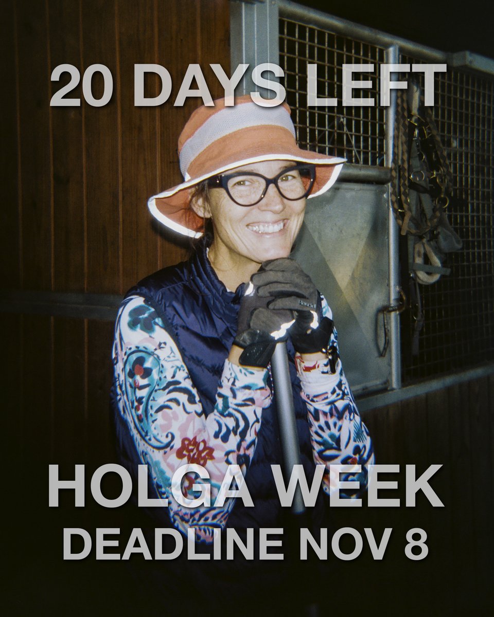 20 DAYS LEFT!

You have twenty short days left to process, scan, edit (lightly) and - most importantly - submit your winning #HolgaWeek2025 pics.

Submit @ holgaweek.com/form

Don't delay. Submit today!

#HolgaWeek #holga #holga120 #holga135 #holgapinhole