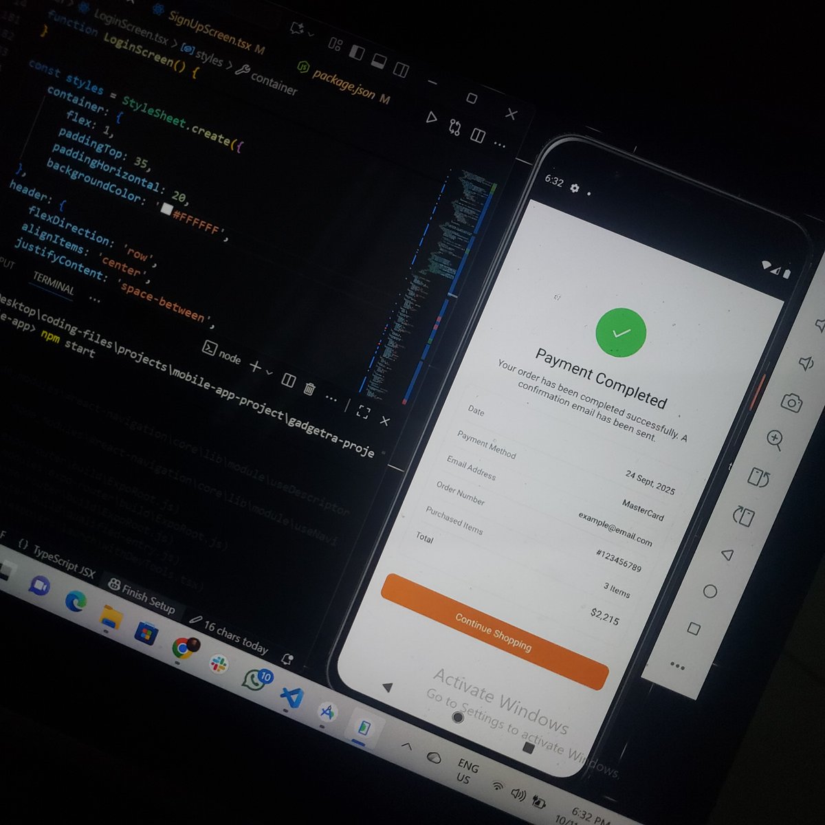 KingsleyTheDev's tweet image. The last screen users see matters most in your e-commerce application. 

Built Gadgetra’s mobile app success screen to celebrate completion &amp;amp; build trust beyond purchase. 🎉

Chapter 9 | Checkout success screen done.

#BuildingInPublic #UIUXDesign #MobileAppDevelopment