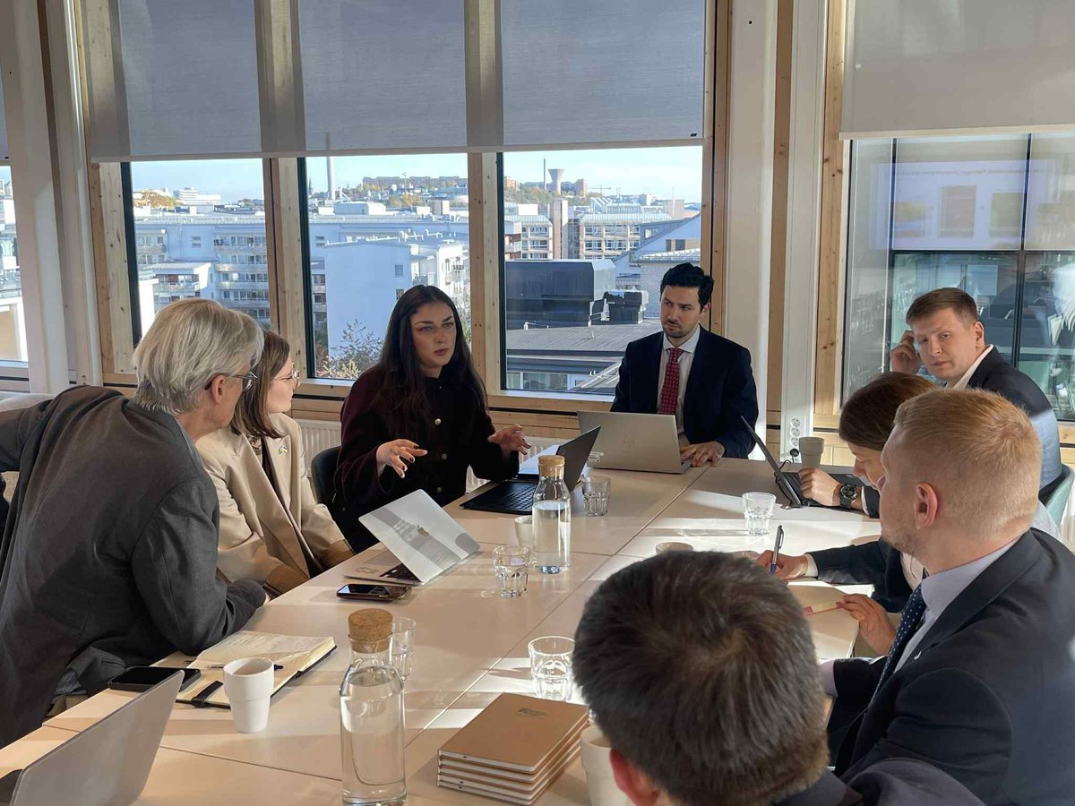 SEIclimate's tweet photo. 🇺🇦 Today we were honoured to host a high-level Ukrainian delegation for the Energy &amp; Climate Investment Roadshow with Energimyndigheten, led by Deputy Minister Andrii Teliupa 

💬 Discussions focused on advancing NECP implementation, EU integration and a green, resilient rebuild. https://t.co/vzIZeuXtVA