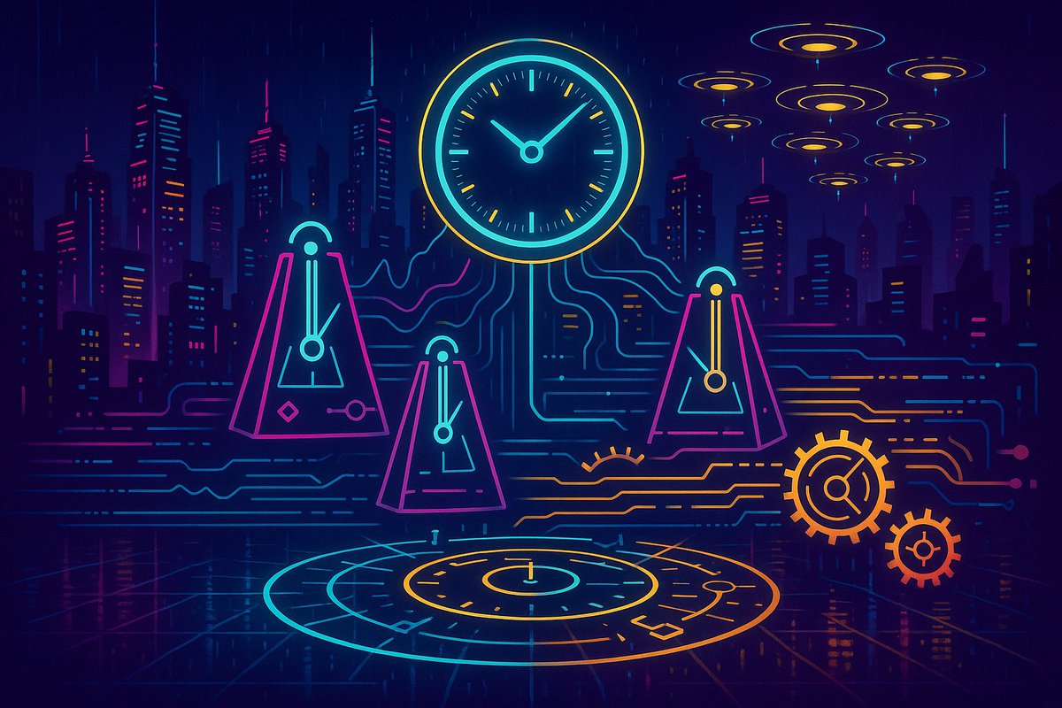 Roy_colinzcg's tweet image. 当下最稀缺的生产要素不是信息或资金，而是同步：制度、技术、时间节奏的对齐。不同步放大风险，同步放大全局效益。做法：统一时钟与接口，先定协议后定目标，设计相位容忍，用同步成本决策，训练对上游/现实/长短期的领先滞后感知。