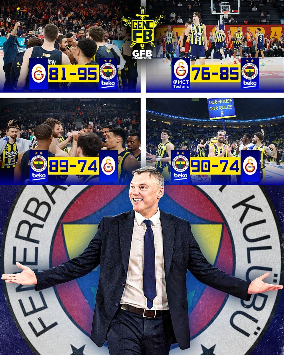 Onun için kazanmak bir gelenek!  

Šarūnas Jasikevičius 👑

#GFBBasketbol