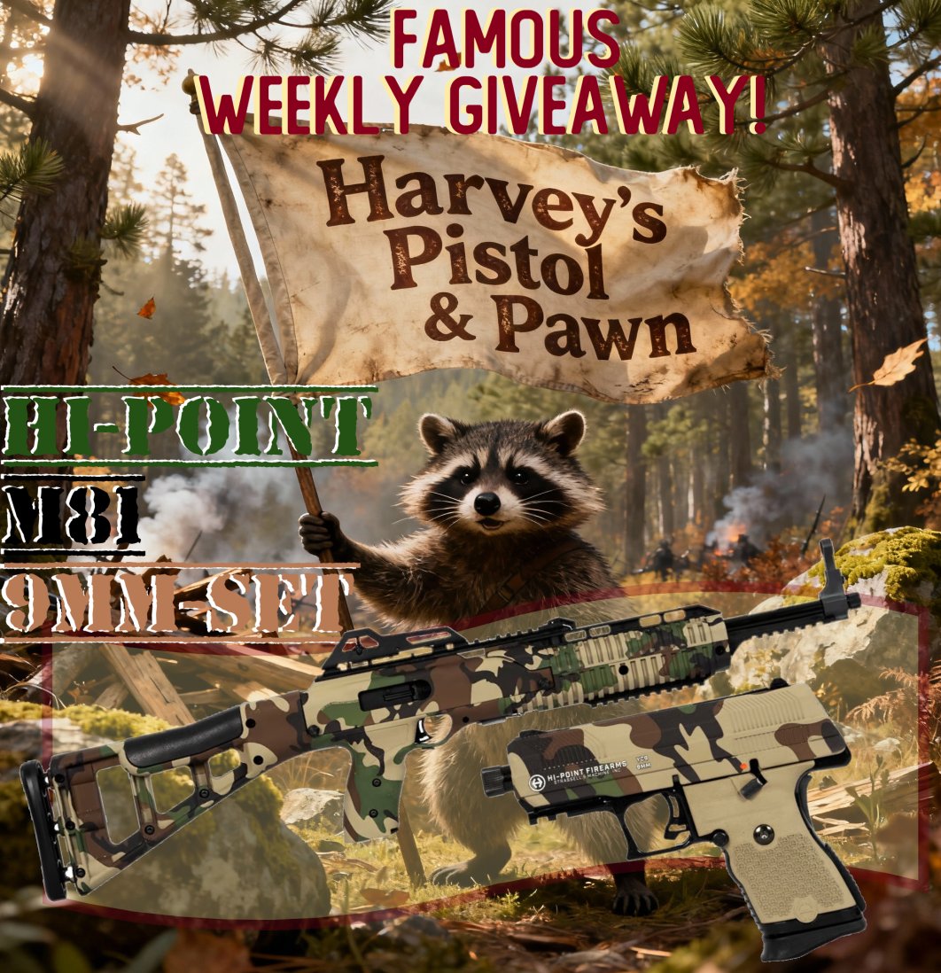 This Week's Harvey's &amp; <a href="/TeamHornady/">Hornady</a> colab Giveaway is up! As you know we use this to advertise for our shop as X won't take our money. Please Follow (if you are not already), like, repost or quote post, and reply (once is fine and I like funny ones) to enter.

We have a