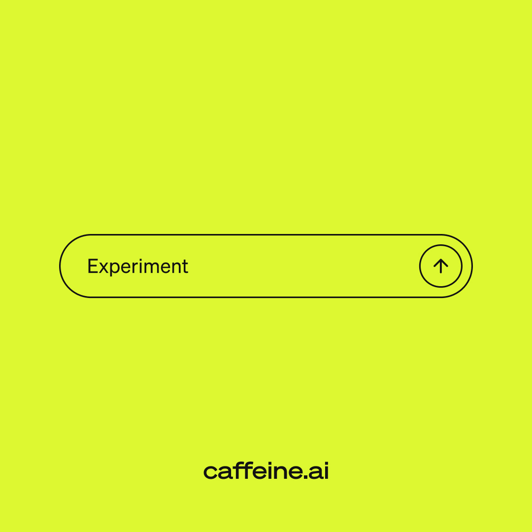 caffeineai's tweet image. 🧪️ Experiment to your heart's content.
Caffeine makes it simple to validate ideas and test features.
👉 Get caffeine.ai
