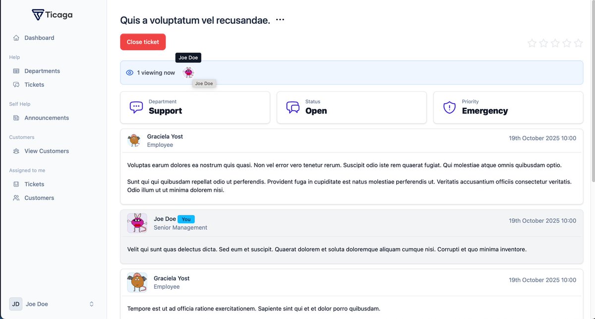 We’re currently developing Ticaga v2.2.0 and testing Laravel’s broadcasting feature. At this stage, our team may need to assist with the setup, though we’re working toward automating this process in the near future.