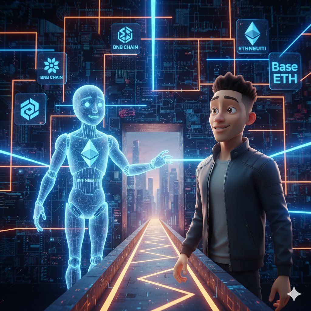 DeFi is a maze. BNB Chain, Base, Arbitrum... who can keep up?  What if you had an AI co-pilot to navigate it all for you? This isn't a dream. This is what <a href="/Infinit_Labs/">INFINIT</a> building. 🤖🔥
<a href="/KaitoAI/">Kaito AI 🌊</a>