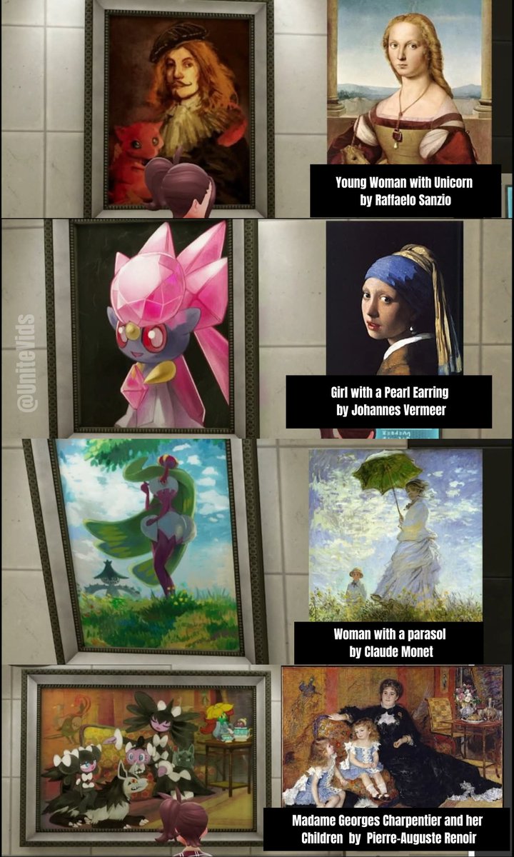 UniteVids's tweet image. 🖼️✨Lumiose Museum is full of artistic references in Pokémon Legends Z-A