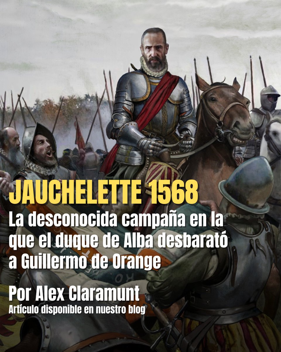 Jemmingen, Mons, Haarlem... Las victorias del duque de Alba en Flandes son bien conocidas. No sucede lo mismo con la campaña contra Orange en el sur de los Países Bajos en 1568, en la que consiguió una victoria incontestable. Por <a href="/MestreClaramunt/">Àlex Claramunt</a> 👇
🔗 despertaferro-ediciones.com/2025/desconoci…