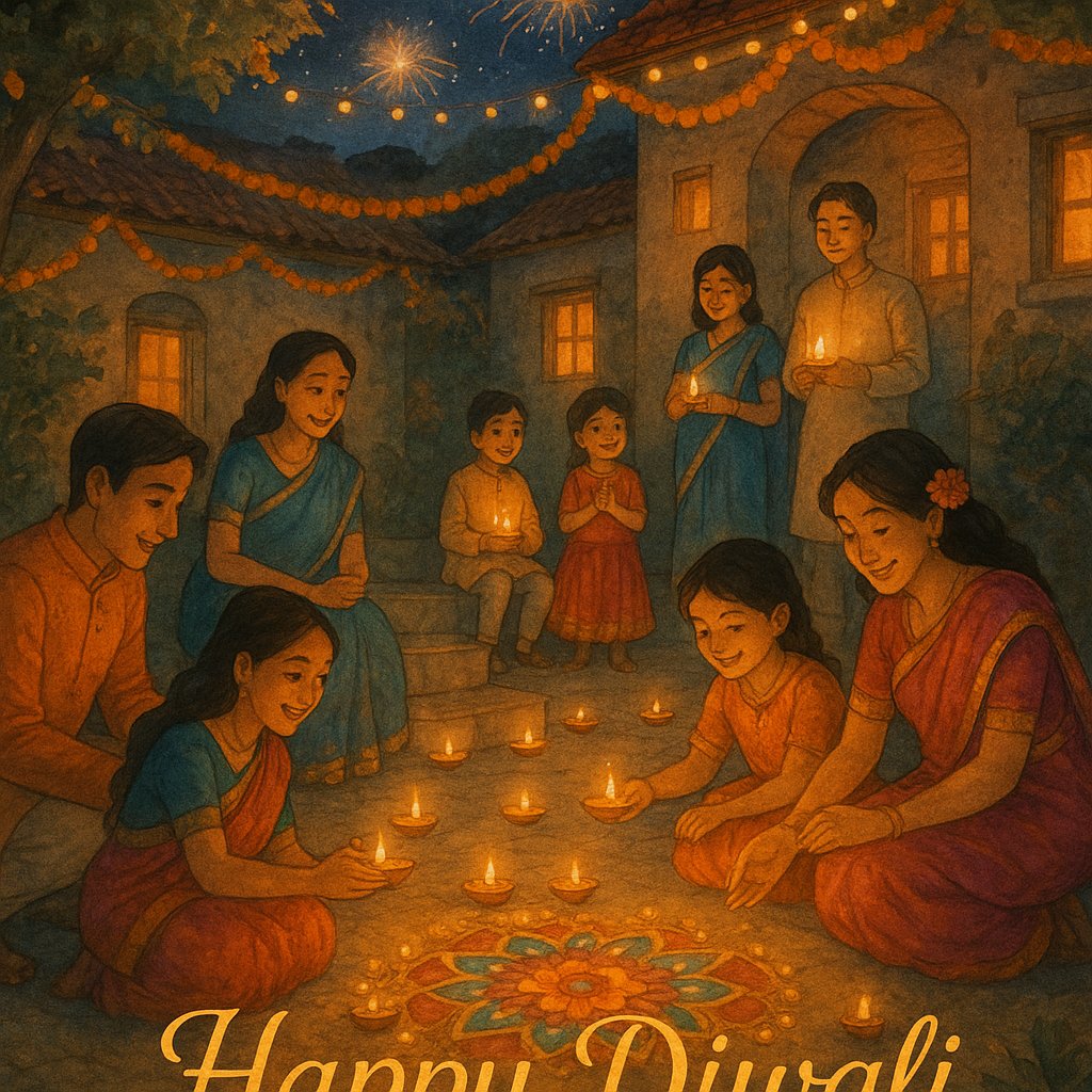 natwar86's tweet image. It’s fun to play with 2 different image models in the same chat. 

Happy Diwali everyone!!