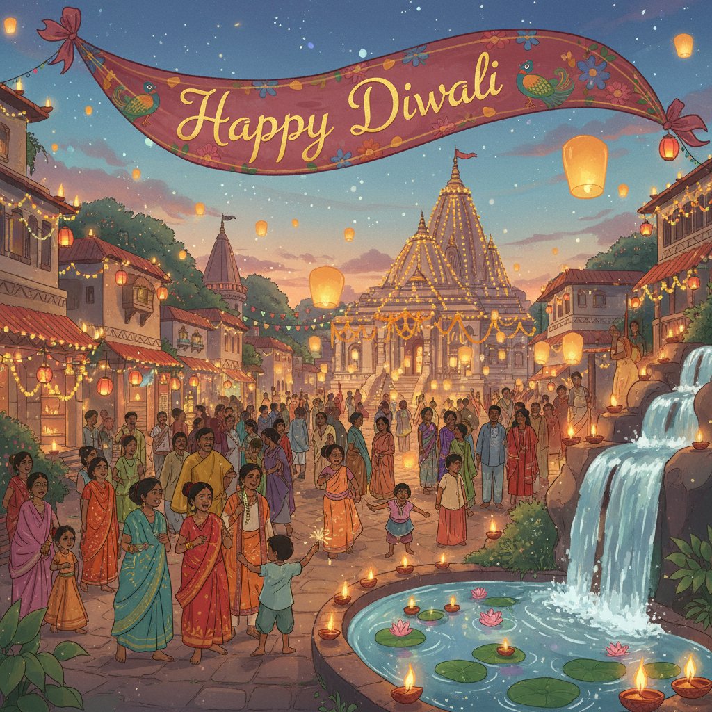 natwar86's tweet image. It’s fun to play with 2 different image models in the same chat. 

Happy Diwali everyone!!