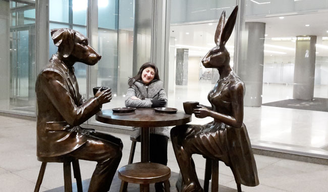 #NewYorkCity #Art opera scultura #sculpture of Gillie and Marc