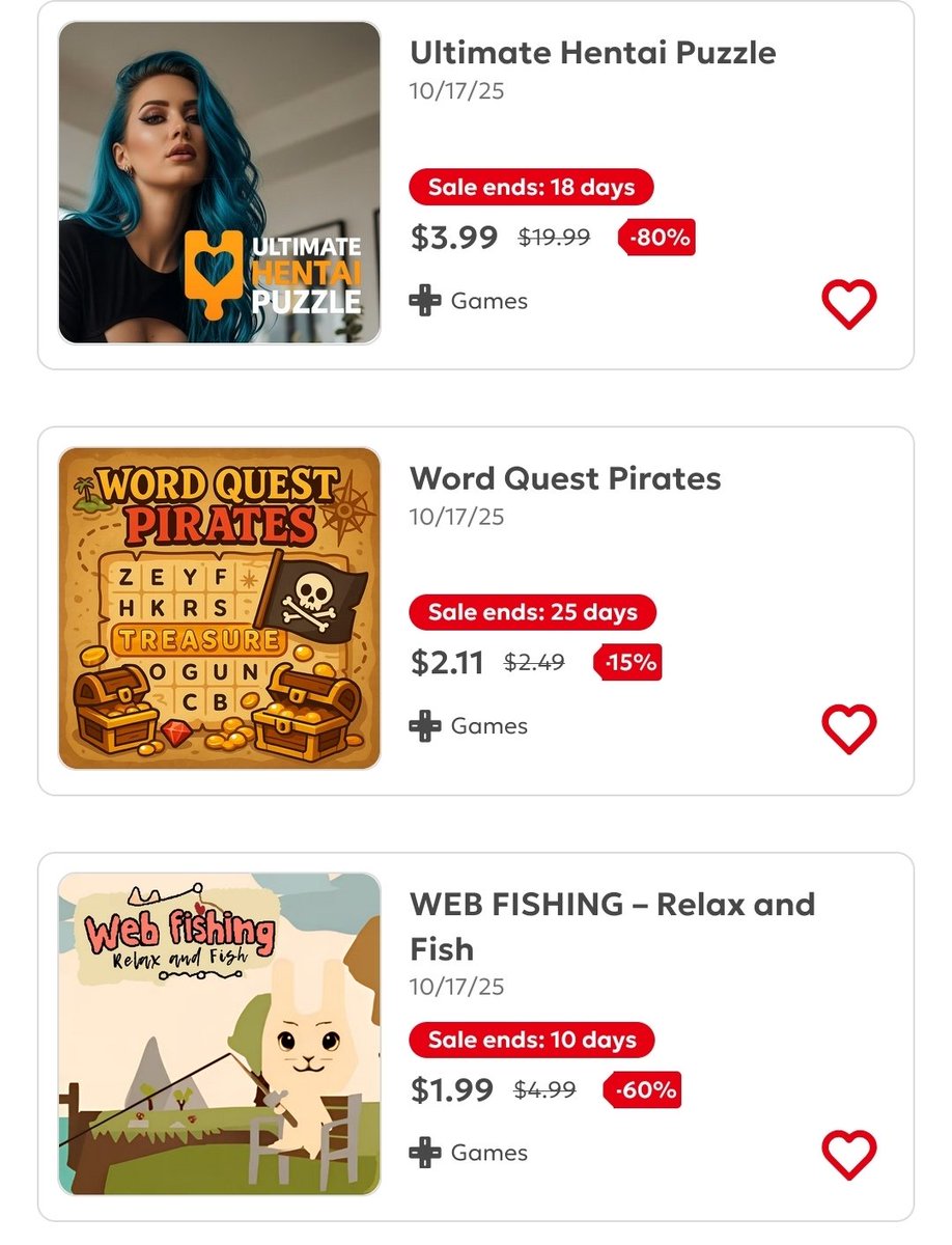 wow nintendo! thanks for all these deals on these selected games!