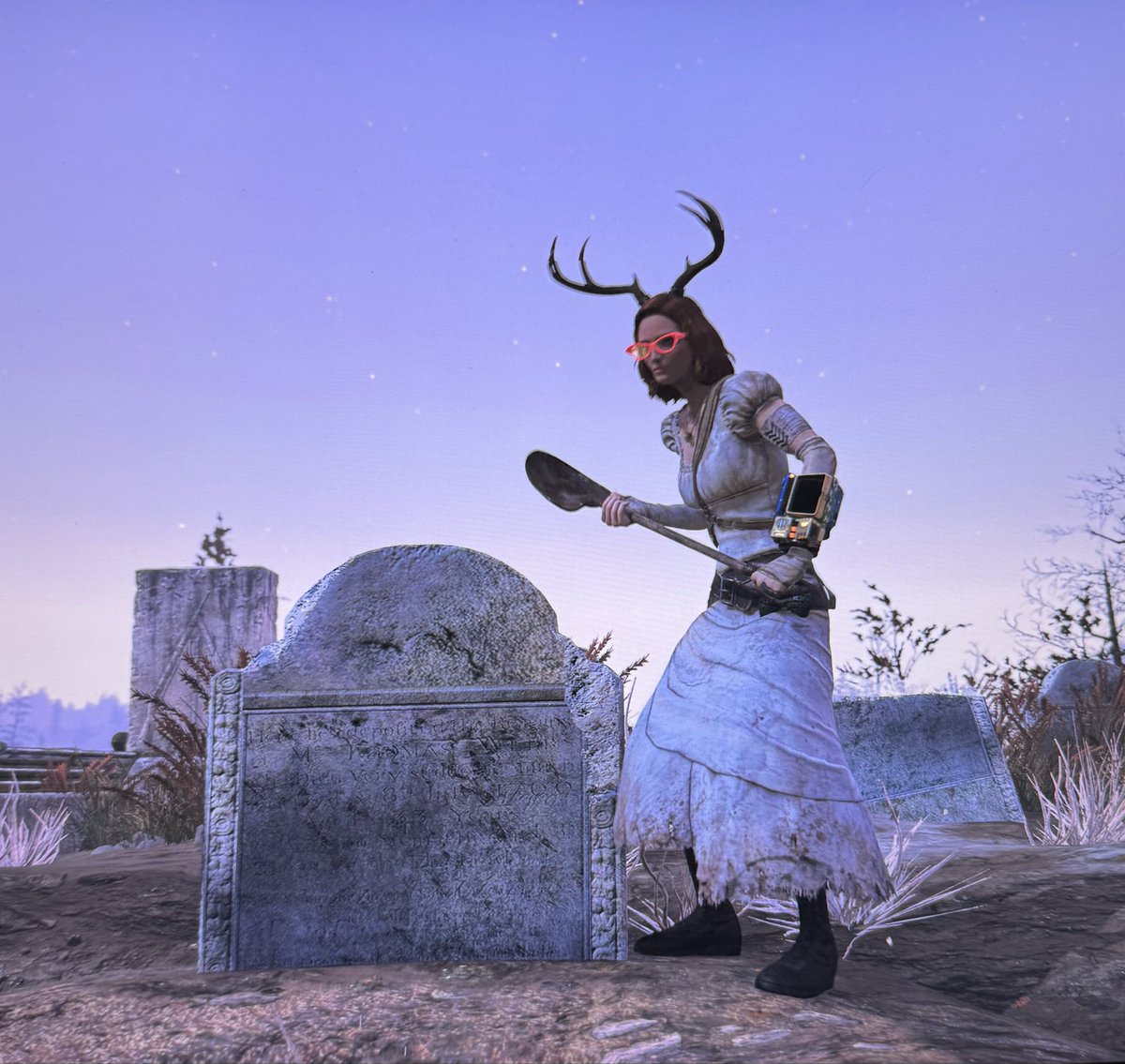 sassylady1103's tweet image. Day 20 #Shovel #Photober #ElGatoPub #Fallout76 #VirtualPhotography