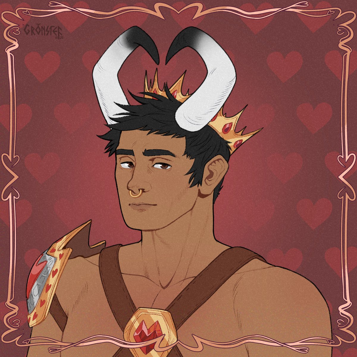 Kings
Finished portrait illustrations worked for <a href="/lobogriswrestle/">Lobo Gris</a> ! Of their DND oc's

#DndArt #DndArtist