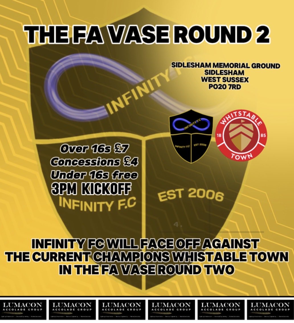 Infinity_f_c's tweet image. 🔥 FA VASE ROUND 2  WE’RE READY! 🔥

Infinity FC are through to the Second Round of the FA Vase, and the journey continues! ⚽️💪
The boys have shown heart, grit and pure passion to get here and now it’s time to take it up another level!
#InfinityFC #FAVase #UTI #OneTeamOneDream