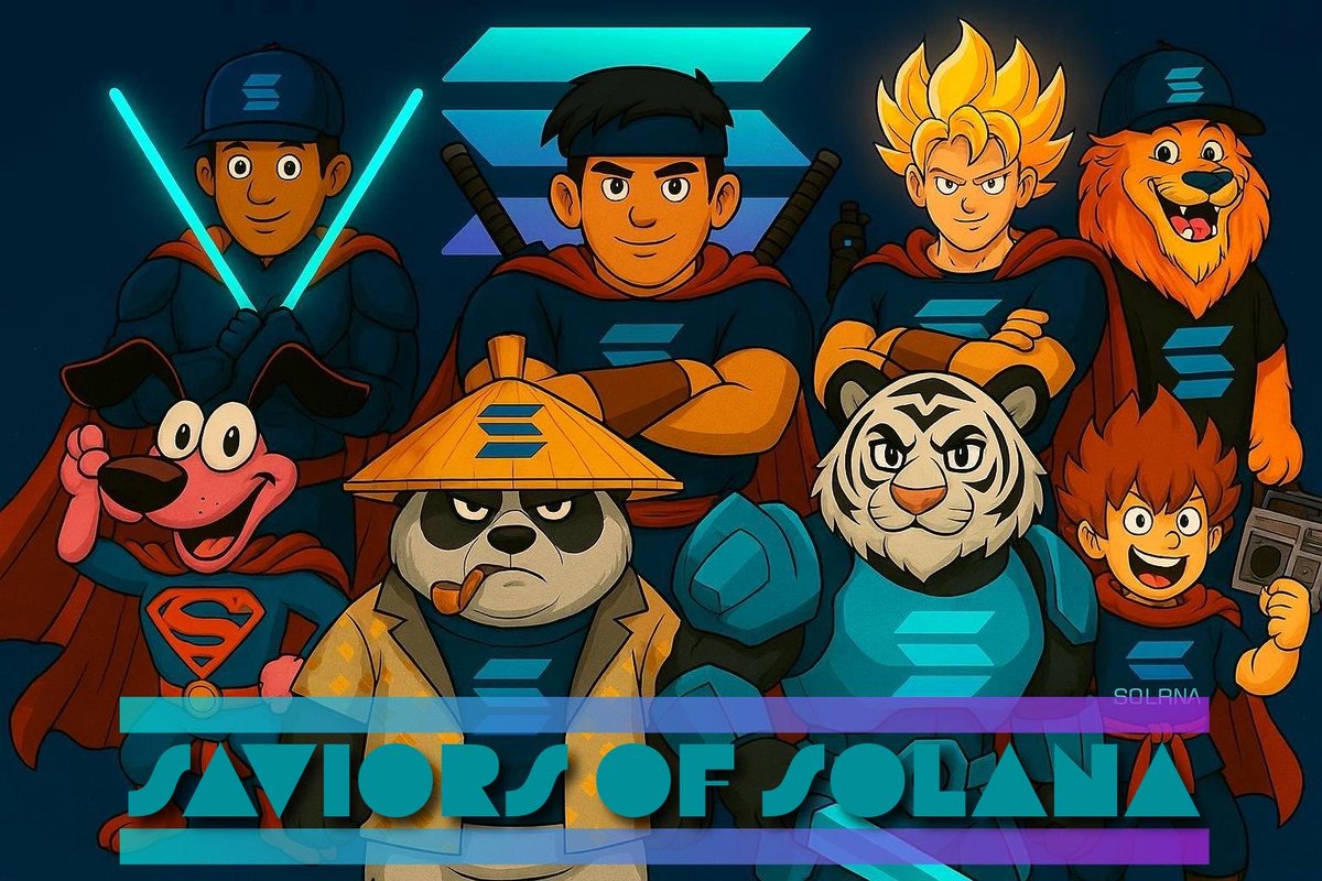 <a href="/DotComParker/">Parker 🐐</a> Hi Parker Join Saviors of Solana $SOS

Own Crypto Cartoon Series that is also a movement every Savior is Locking 1% to join the whales chat

11.11% Locked so Far 

GQvqf7dvi4jvZWbwbWET8SQgi6C4xJPyrRAXedy6pump

x.com/couragerunonso…