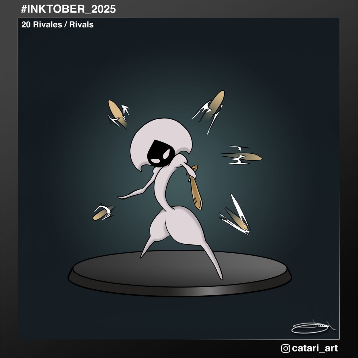 Catari_art's tweet photo. https://t.co/7jNlM4BX7h
Inktober 2025 Silksong/HollowKnight Style
20 Rivales Rival

#catari_art #inktober #inktober2025  #conceptart #halloween #digital_art #inktober2025rival #rivales #rival
#silksong #hollowknight #teamcherry @TeamCherryGames https://t.co/QTESZKtD40