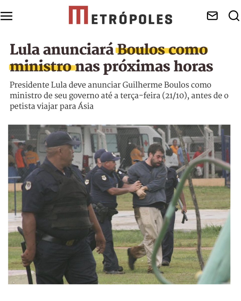 Olha o nível do jornalismo brasileiro!
Cabe um processo ai <a href="/GuilhermeBoulos/">Guilherme Boulos</a> .