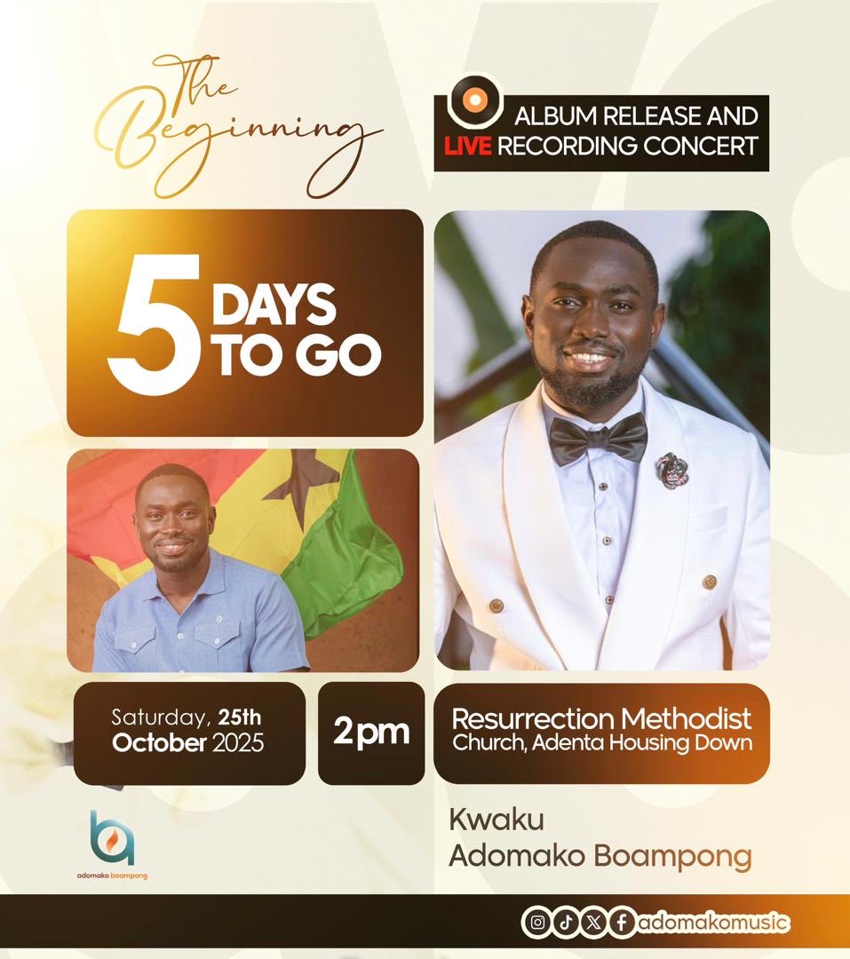 AdomakoMusic's tweet photo. Greetings Fam. Special Invitation to you to join us on Saturday. https://t.co/NnObRyu9mJ