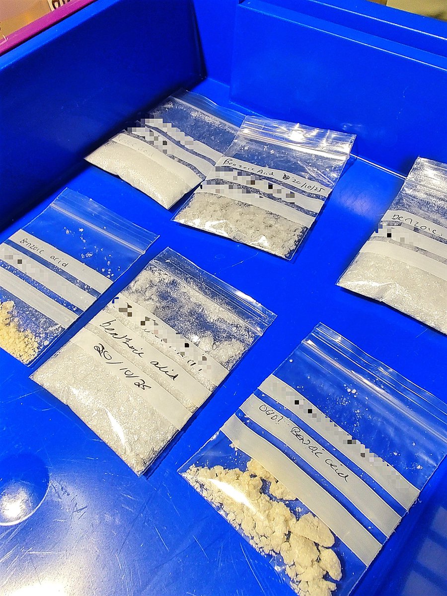 There is a physical craft to synthetic chemistry that must be mastered - Samples from an undergraduate organic chemistry lab class - Same instructions, same materials, same lab, same day, different hands...🥼⚗️👇