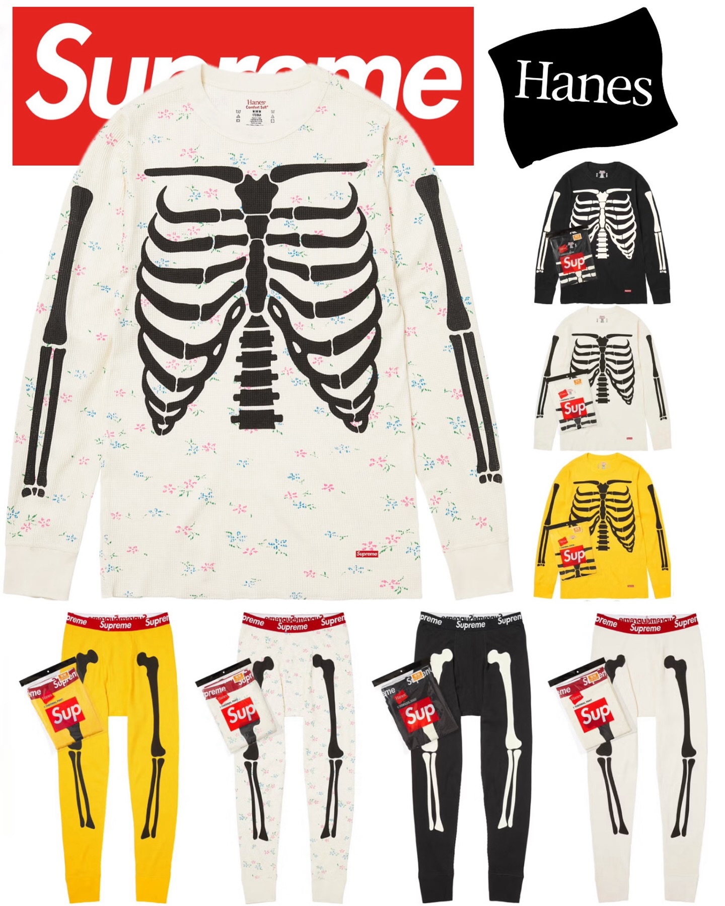 レッグウェア SupremeHanes Bones ThermalPant 1PackCamo Fall/Winter 2025 Preview – Supreme