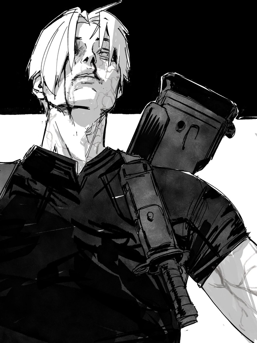 day 20 LEON. idc if he’s too stoic for re9 i wanna see more BACKFLIPS IN 2026!!!