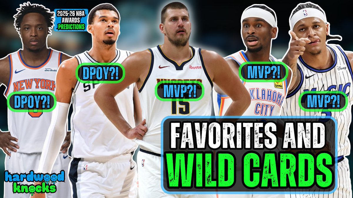 ‼️NEW POD‼️

📋 2025-26 NBA Award Predictions (With A Twist!)

—MVP (6:00)
—DPOY (18:01)
—ROY (25:16)
—MIP (35:46)
—SMOY (48:17)
—COY (55:02)
—EOY (1:00:31)

(timestamps within!)

🔗s IN REPLIES⤵️