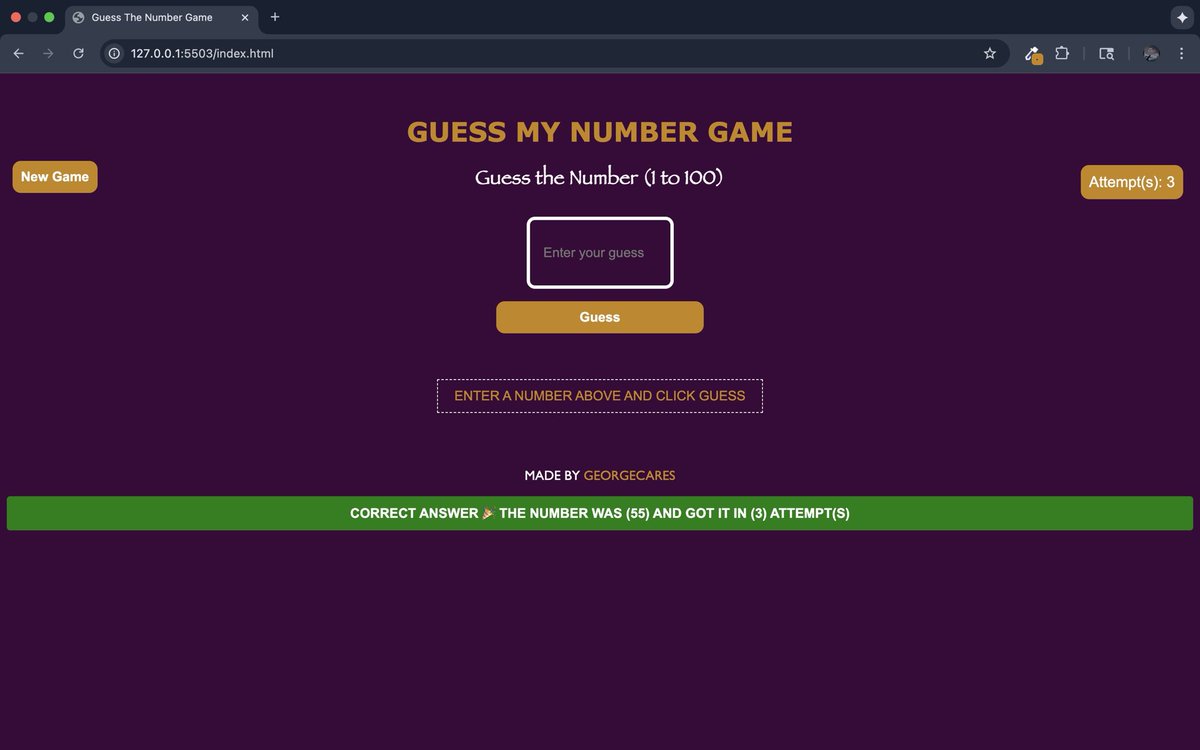 Superb_fan's tweet image. Built a JavaScript number guessing game today.
#javascript #JavascriptDevelopers